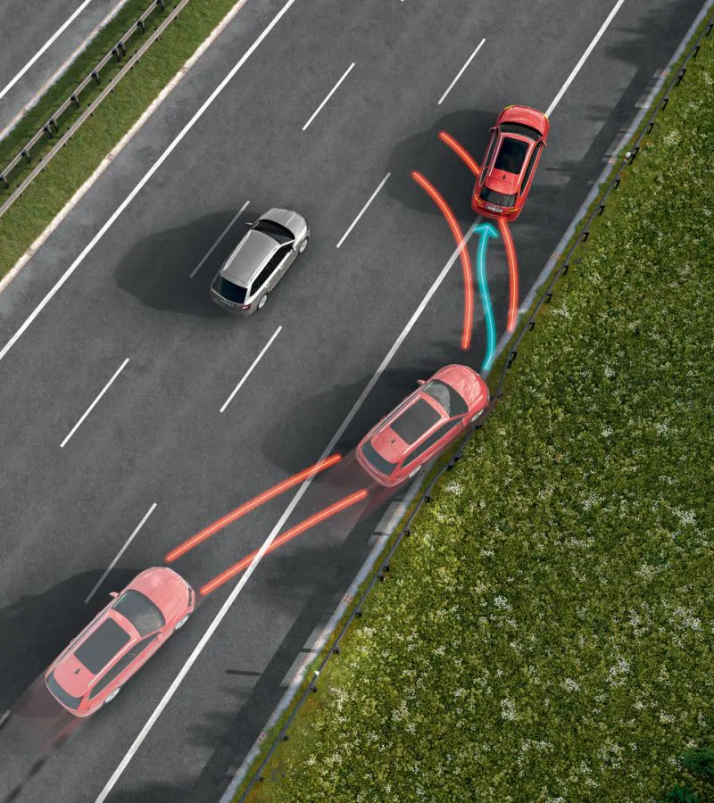 Di serie - Lane Assistant e Multi Collision Brake