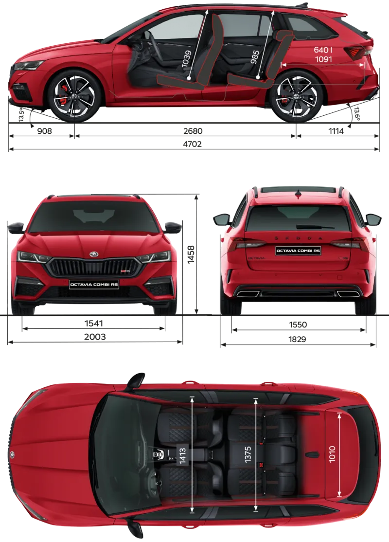 Specifiche tecniche ŠKODA OCTAVIA WAGON RS